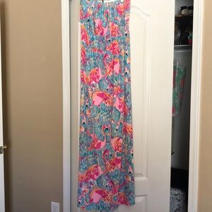 Lilly Pulitzer Strapless Summer Dress